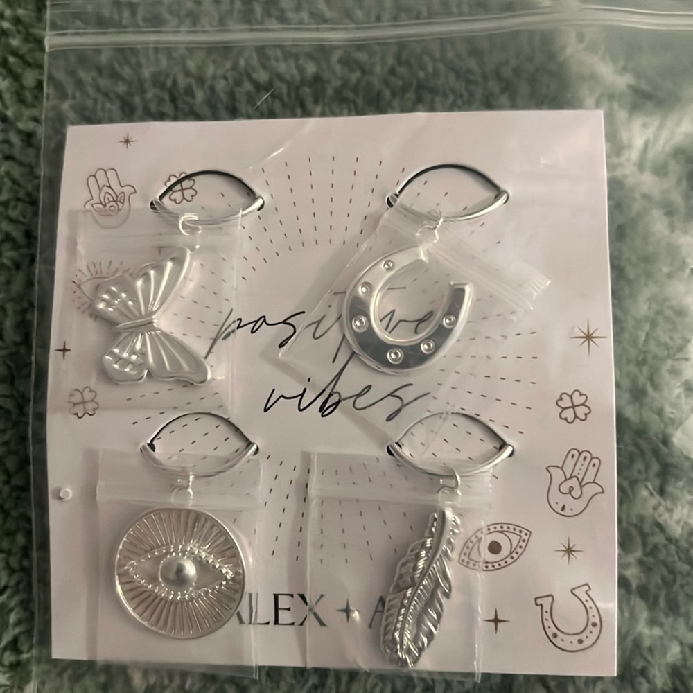 Alex & Ani Wine Charm Set